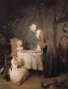 Jean Baptiste Simeon Chardin Fasting prayer France oil painting artist